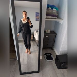 Black V-Neck Sweater for Women